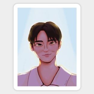 Boy smile - joshua hong seventeen kpop Sticker